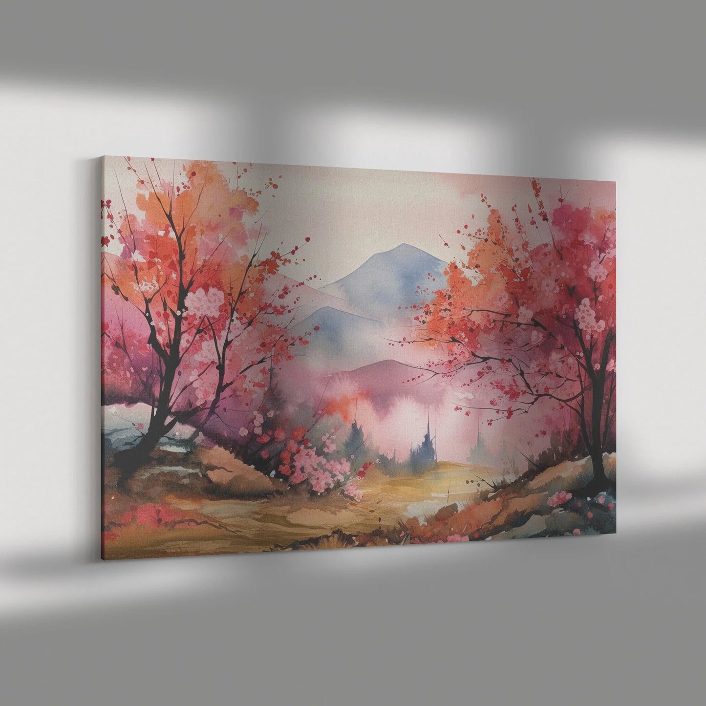 Beautiful Spring Landscape Canvas Wall Art