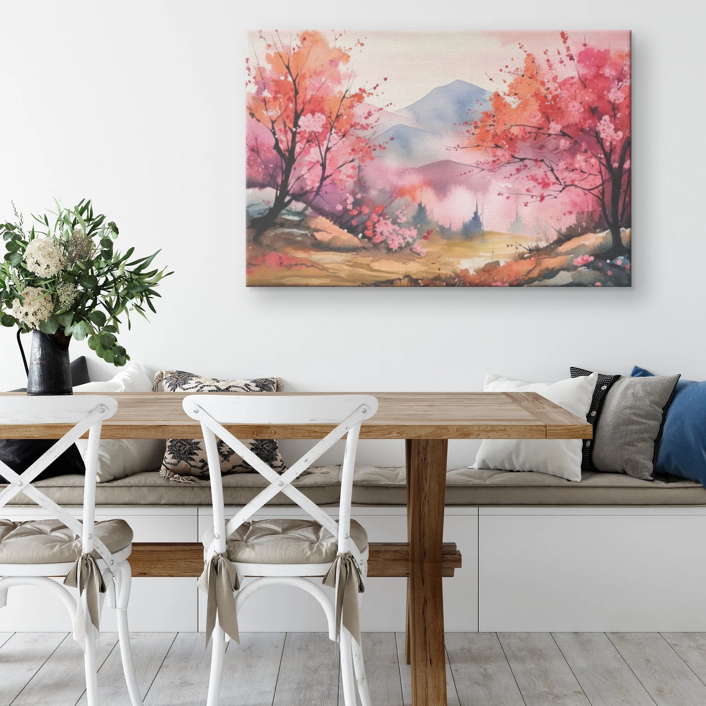 Beautiful Spring Landscape Canvas Wall Art
