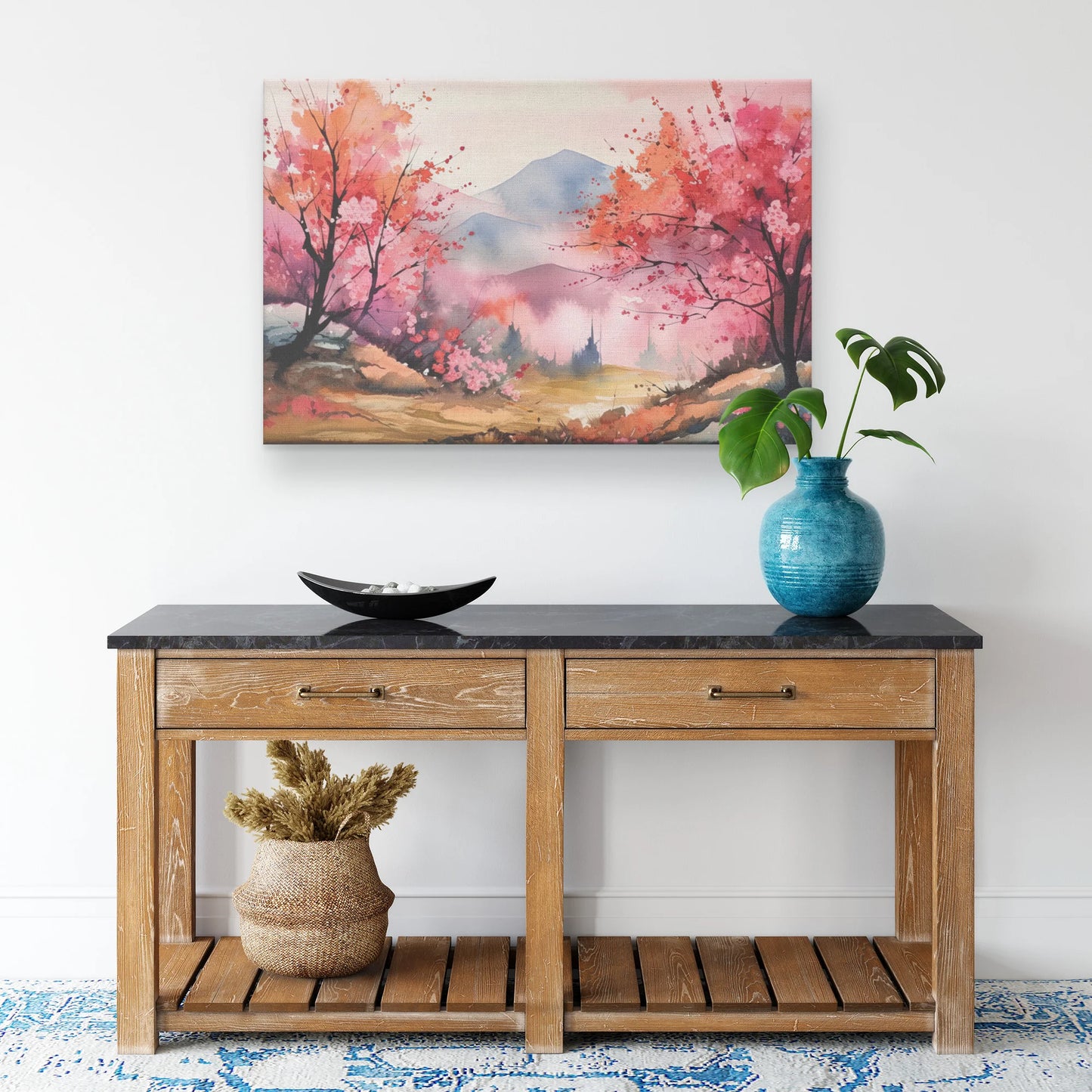 Beautiful Spring Landscape Canvas Wall Art