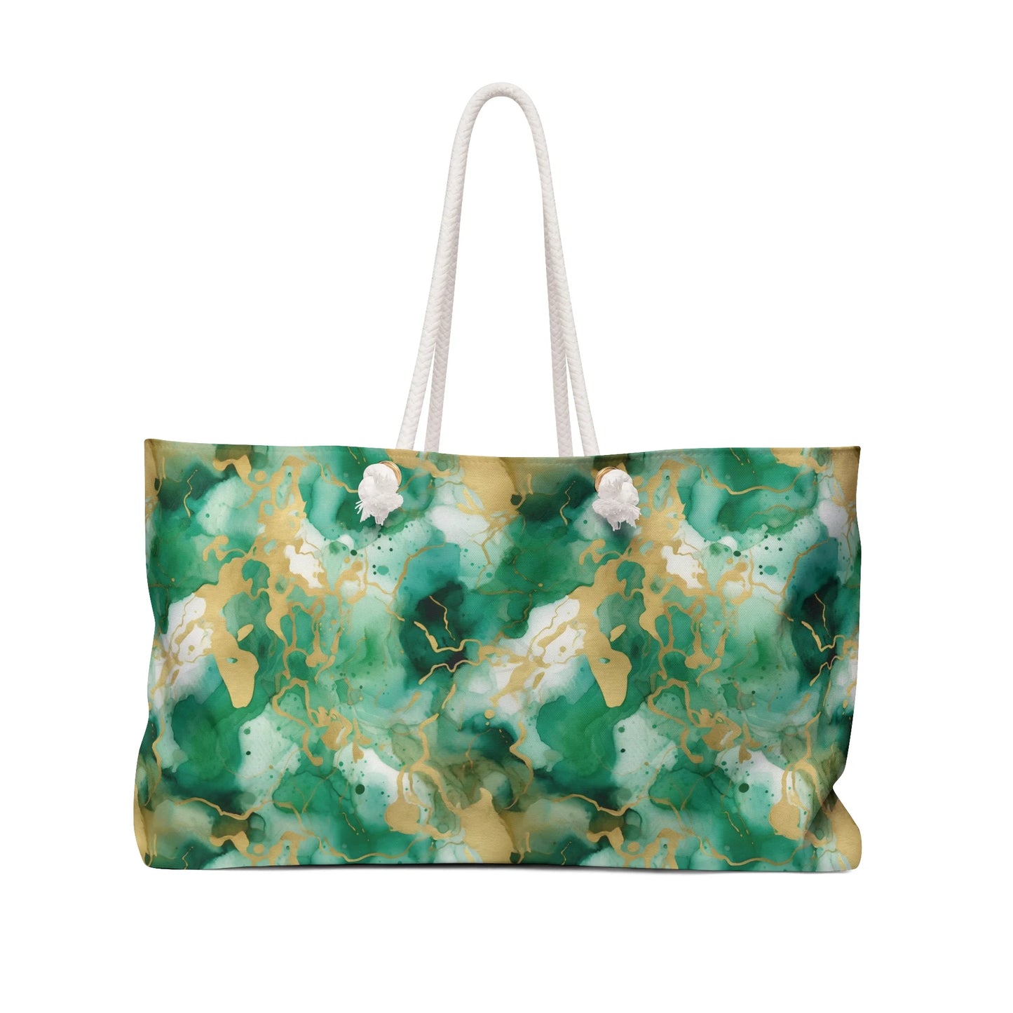 Simplicity in Green Weekender Bag