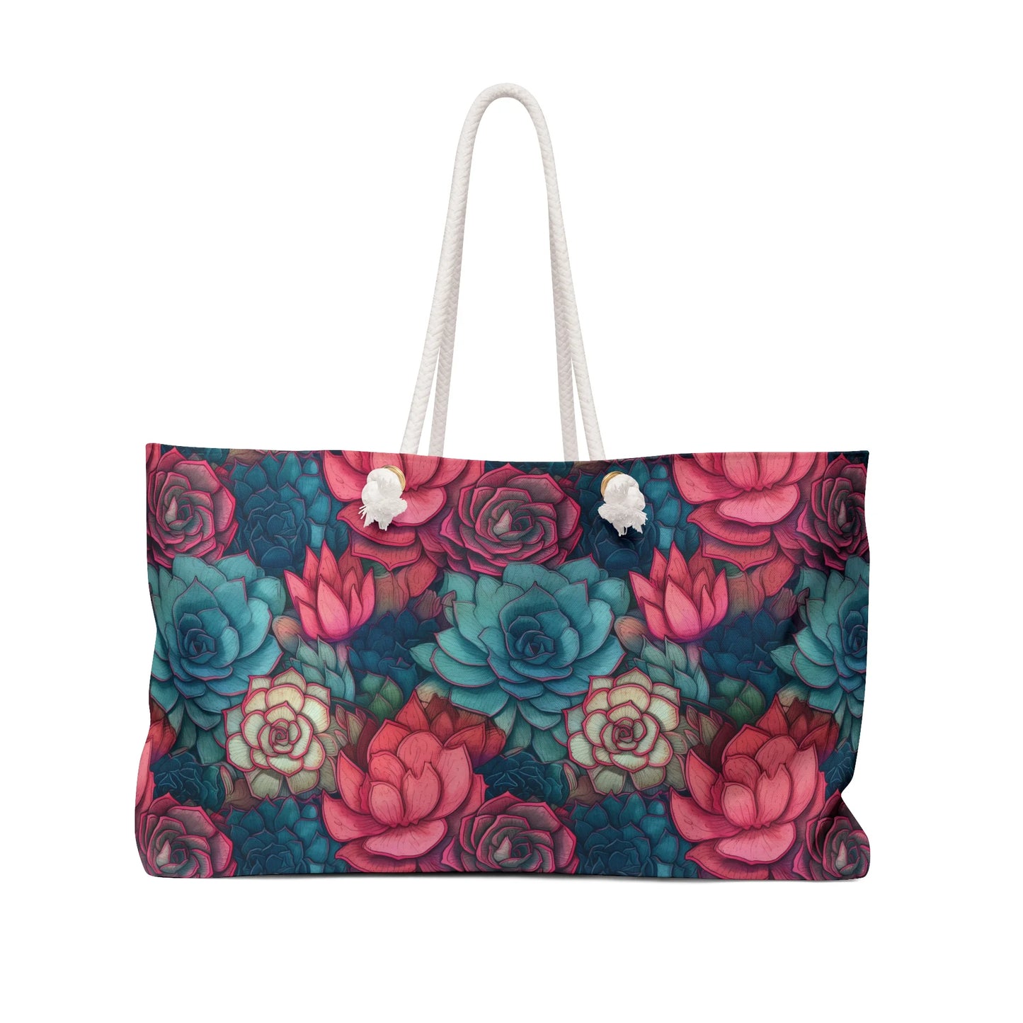 Bright Eternal Flowers Fantasy Weekender Bag