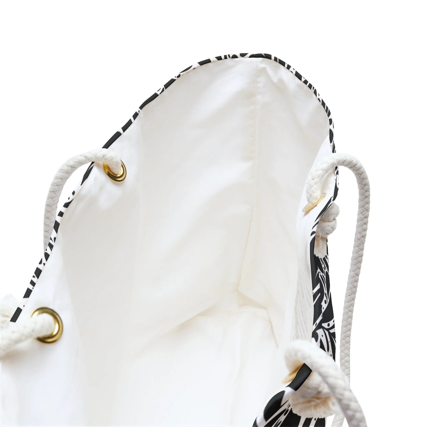 Black Leafy Luxury Weekender Bag