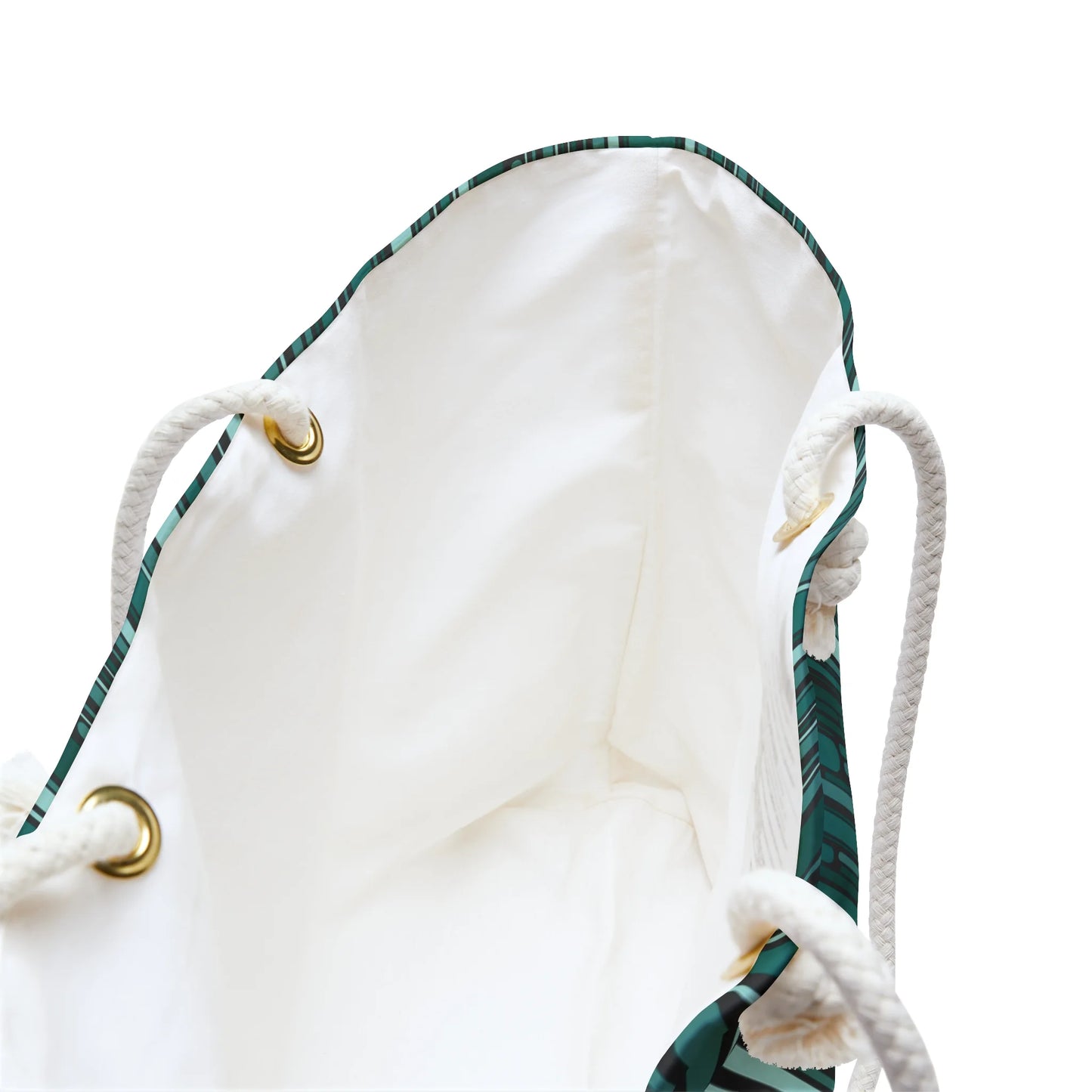Green Rain Ornament Weekender Bag