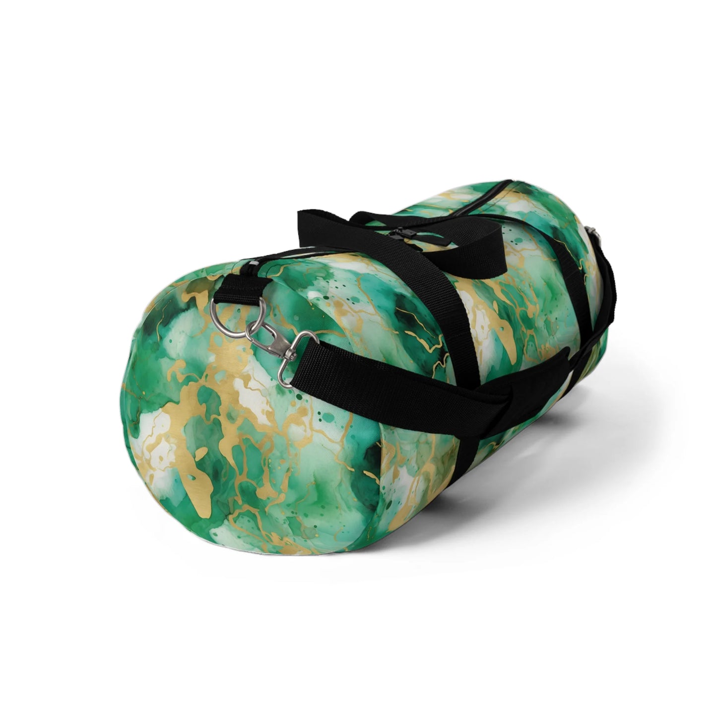 Simplicity in Green Duffel Bag