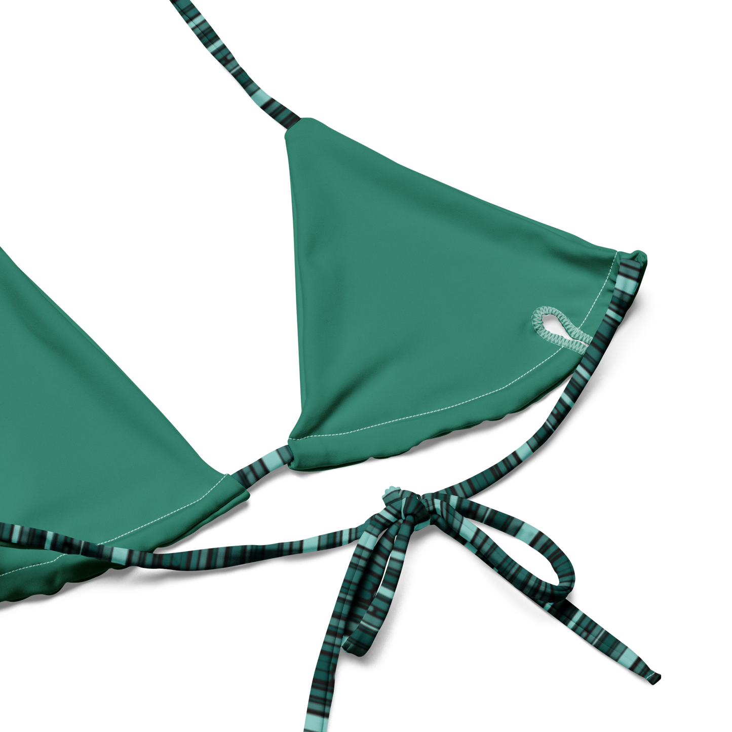 Green Rain Ornament Recycled Bikini