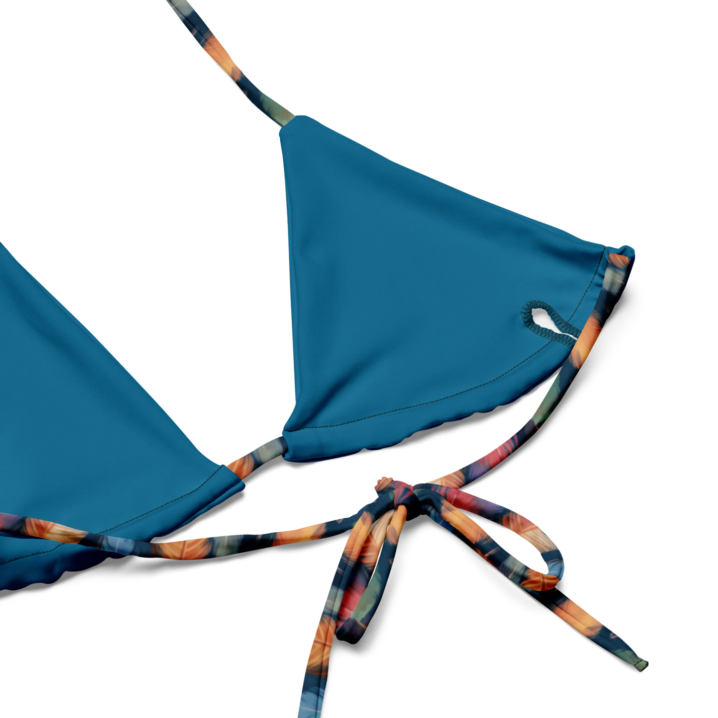 Dance of Wild Birds' Feathers Recycled String Bikini