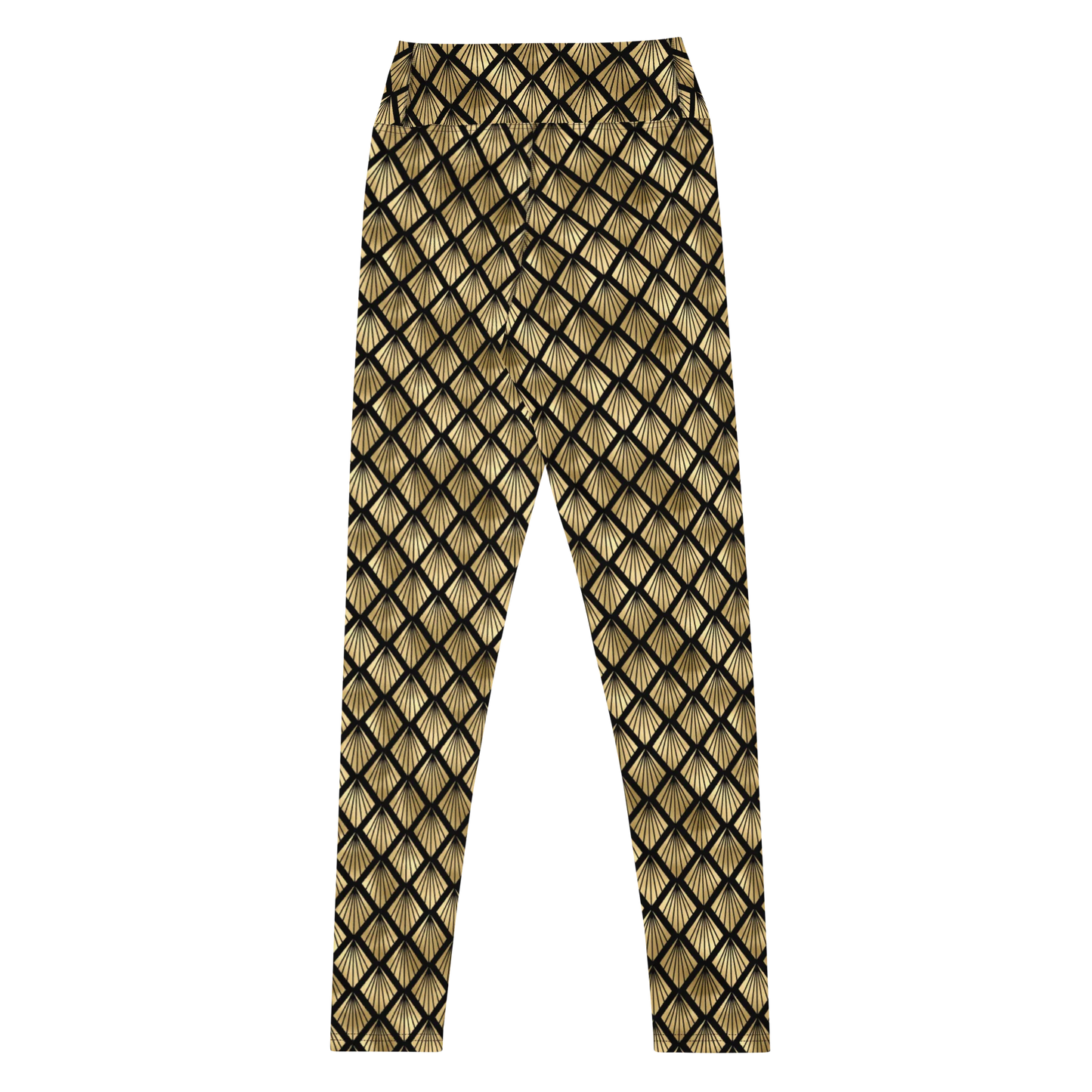 Pineapple Art Deco Fantasy Yoga Leggings