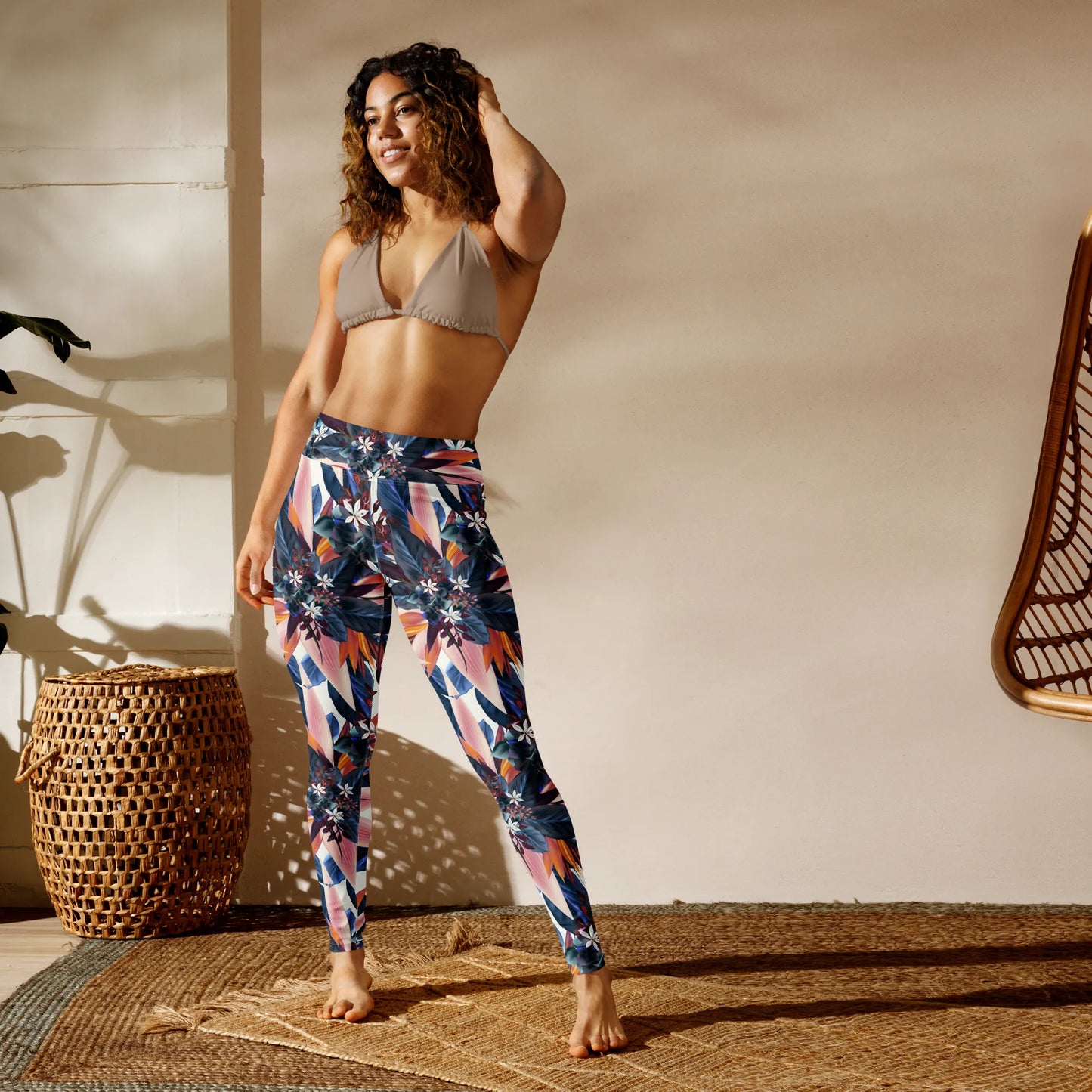Tropical Beauty Yoga Leggings