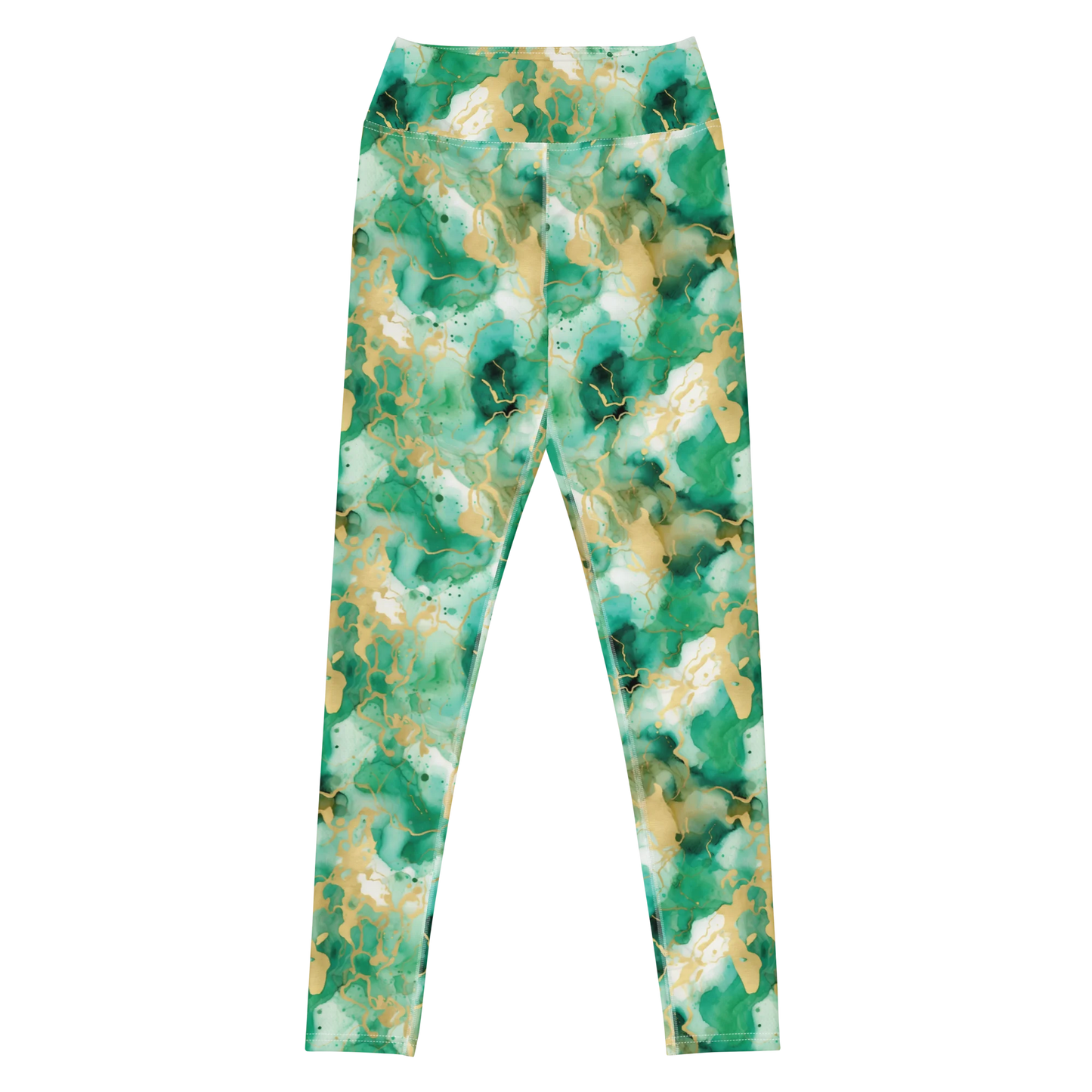 Simplicity in Green Yoga Leggings