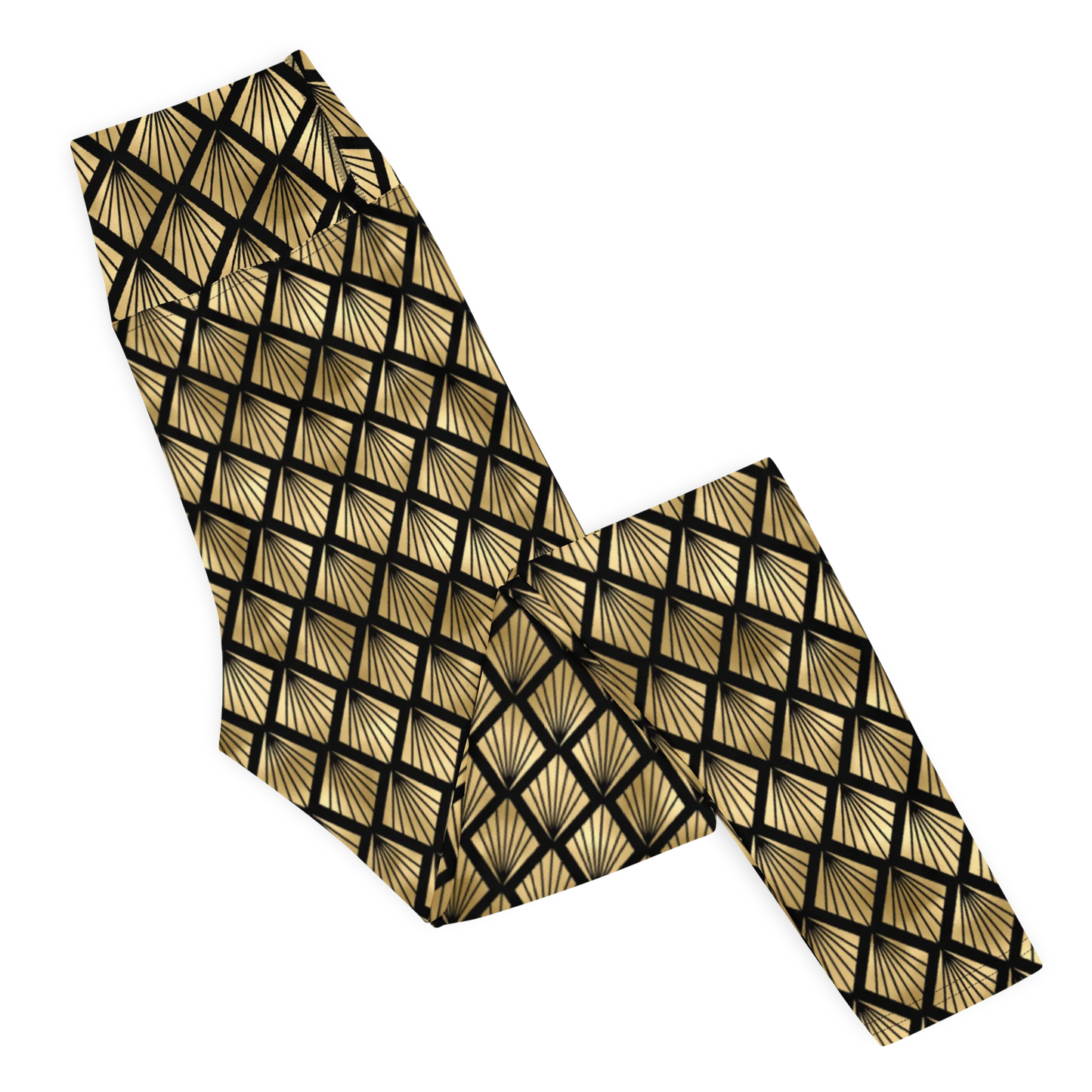 Pineapple Art Deco Fantasy Yoga Leggings