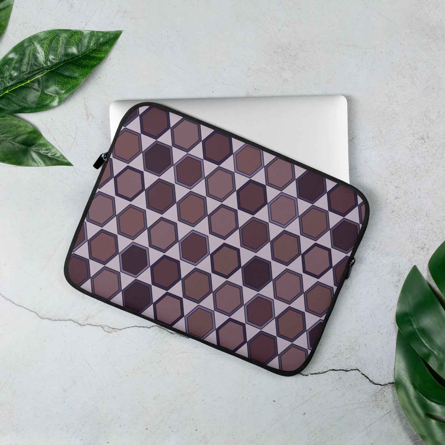 Wine Honeycombs Abstraction Laptop Sleeve