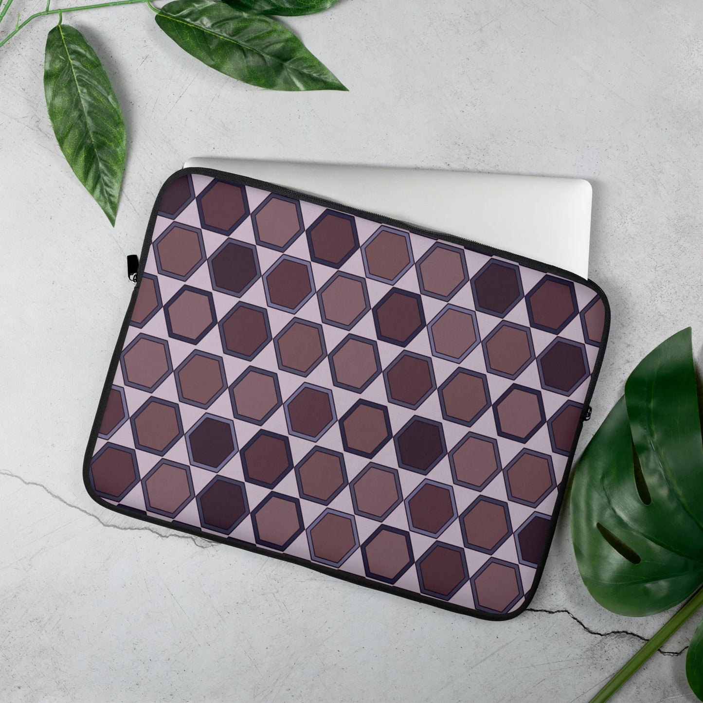 Wine Honeycombs Abstraction Laptop Sleeve
