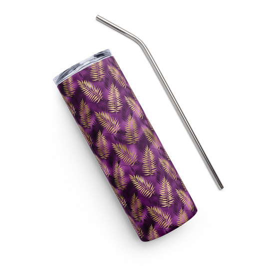 Violet & Gold Tropical Magic Tumbler
