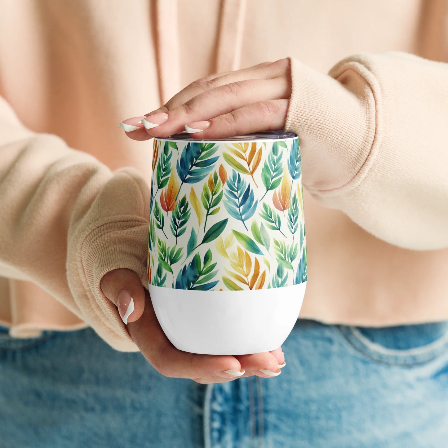 Endless Fall Fantasy Wine Tumbler