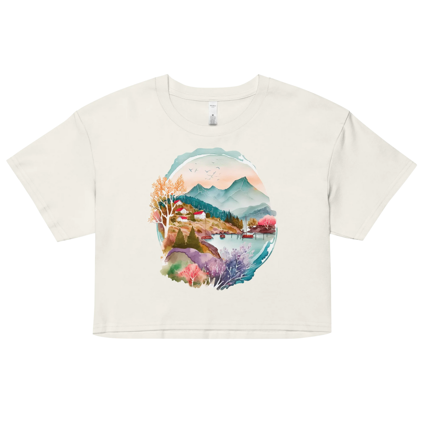 "Forest Whispers" Crop Top T-shirt