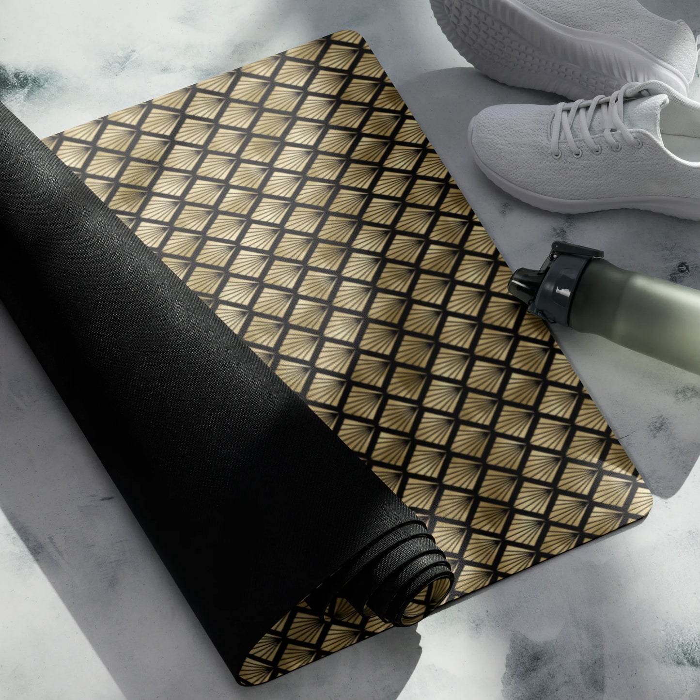 Pineapple Art Deco Fantasy Yoga Mat