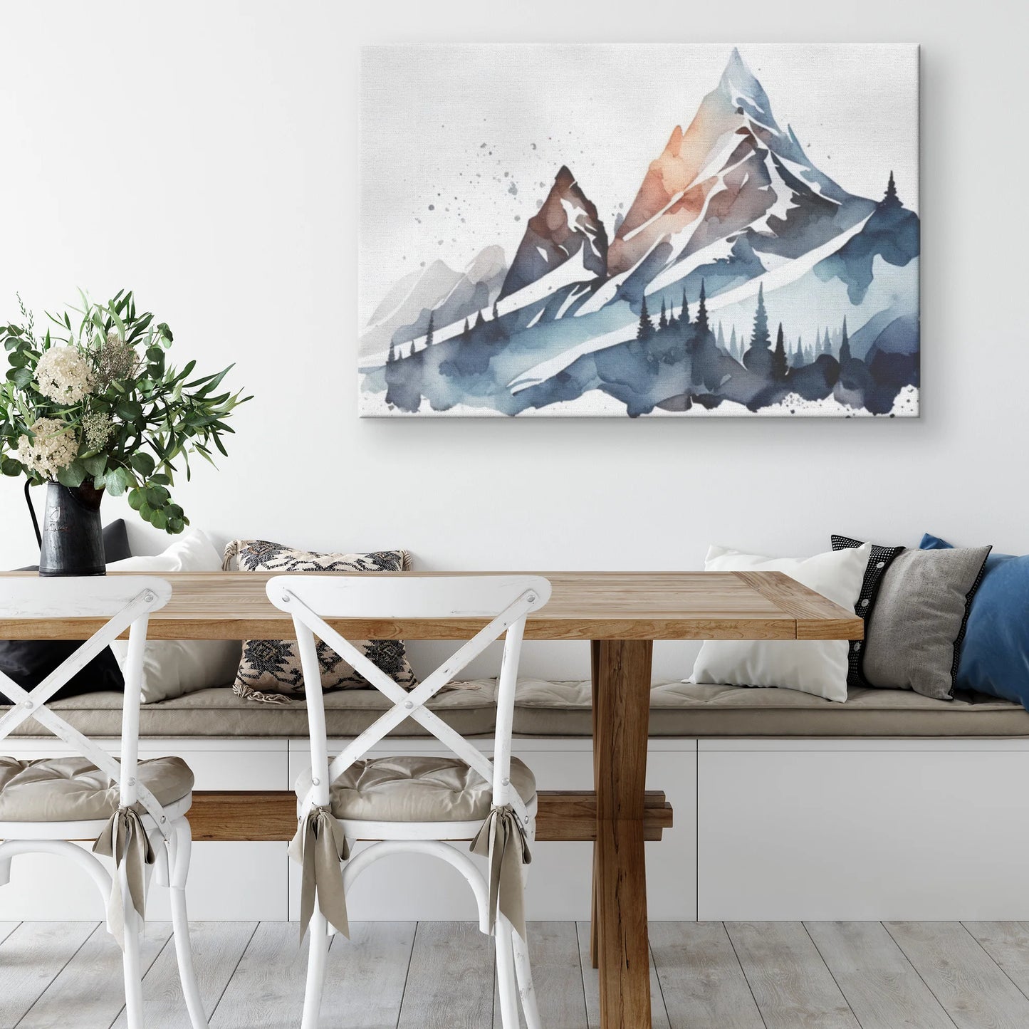 Cold Mountain Canvas Wall Art