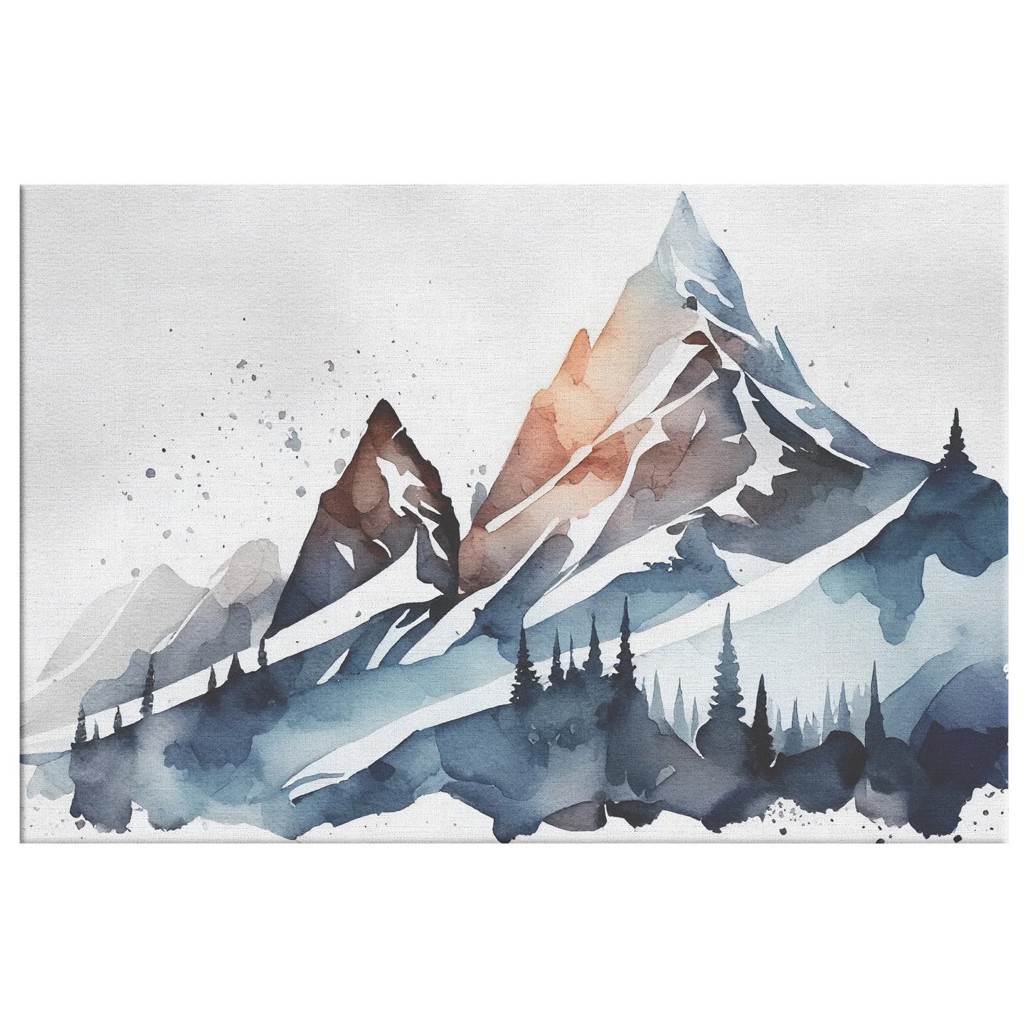 Cold Mountain Canvas Wall Art