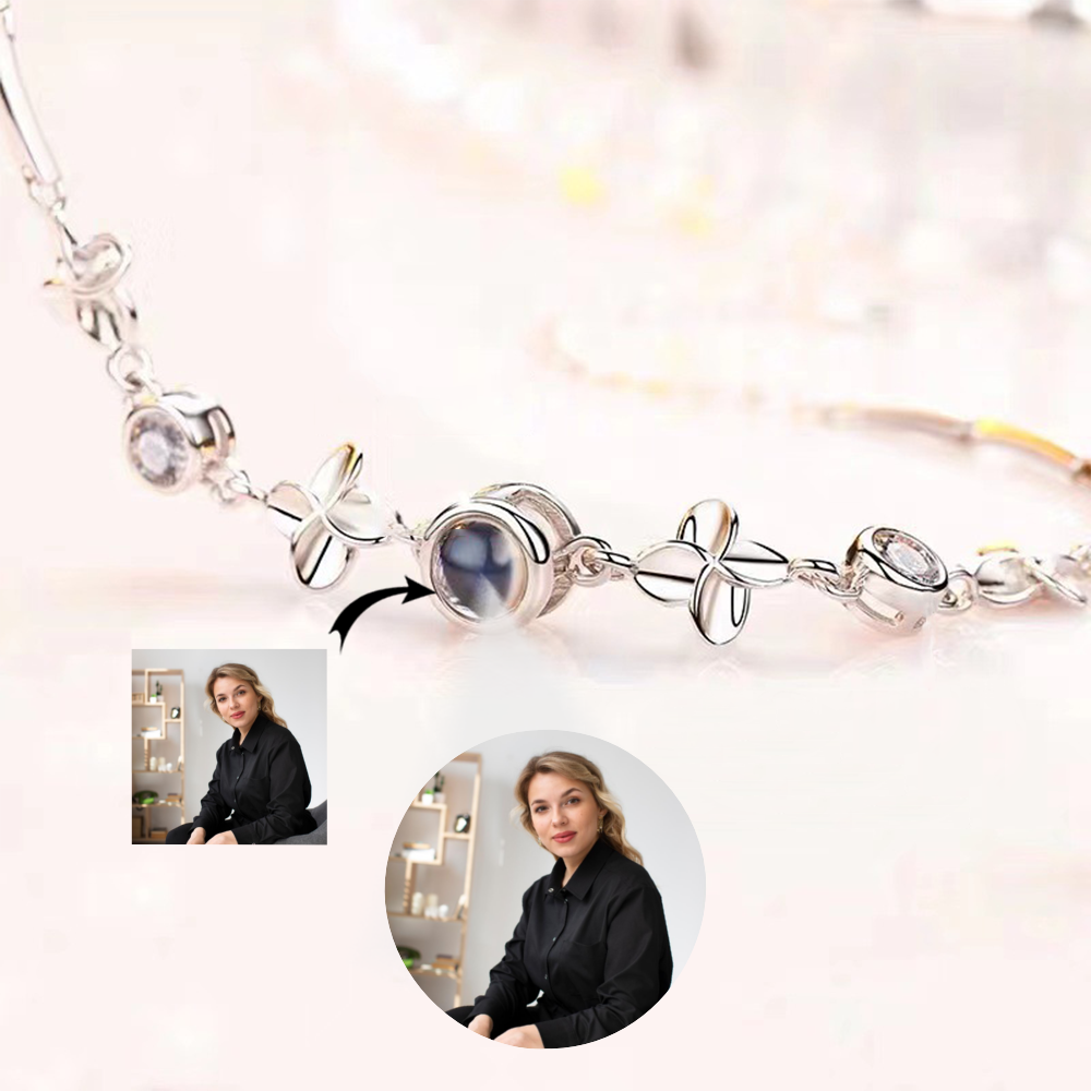 Good Luck Custom Photo Projection Bracelet