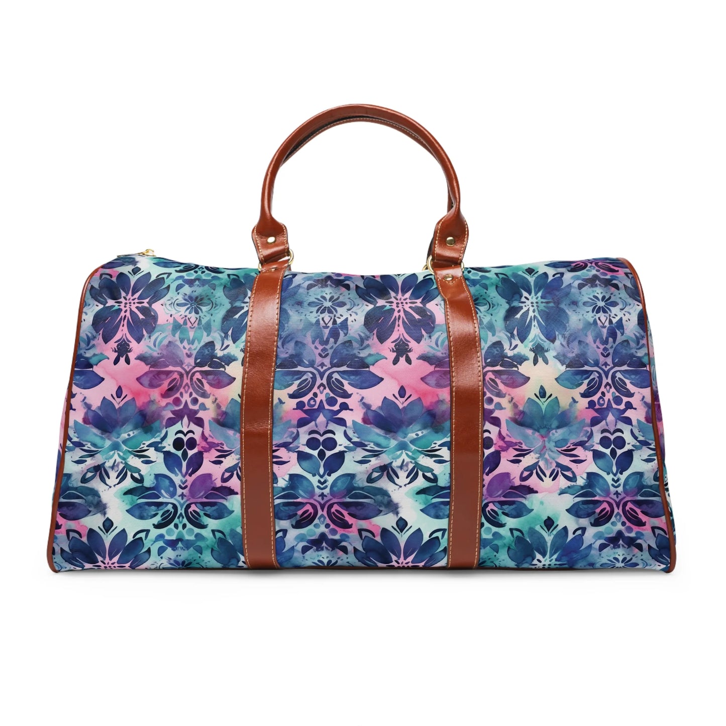 Blue Floral Boho Dream Travel Bag