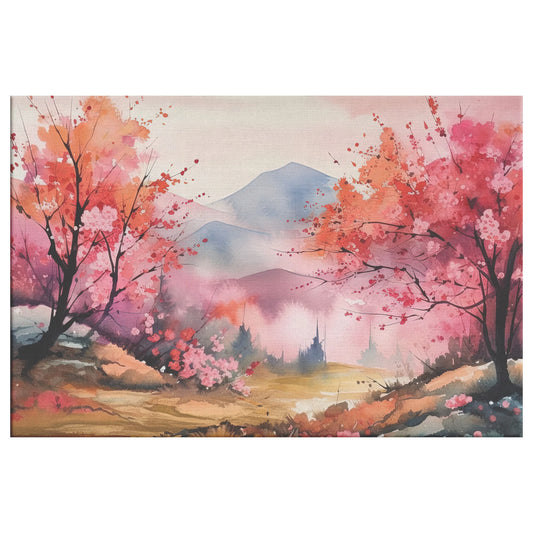 Beautiful Spring Landscape Canvas Wall Art