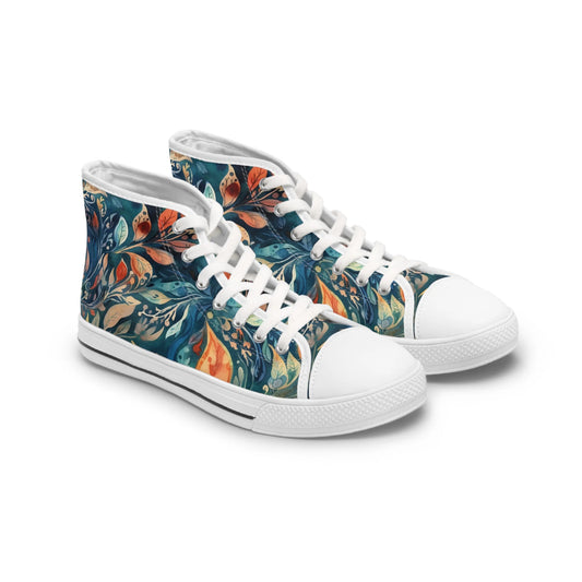 Bohemian Bloom High Top Sneakers