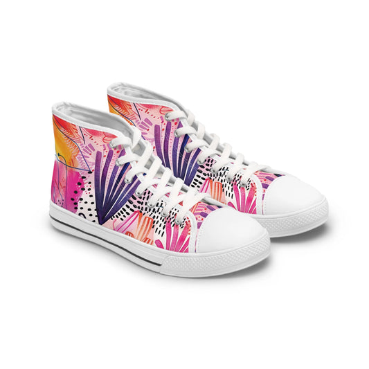 Wild Flowers of the Plains High Top Sneakers