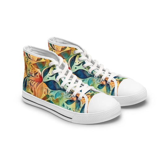 Mysterious Summer Boho Ornament High Top Sneakers