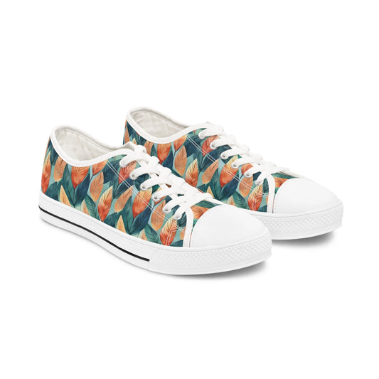 Leafy Minimalism Low Top Sneakers