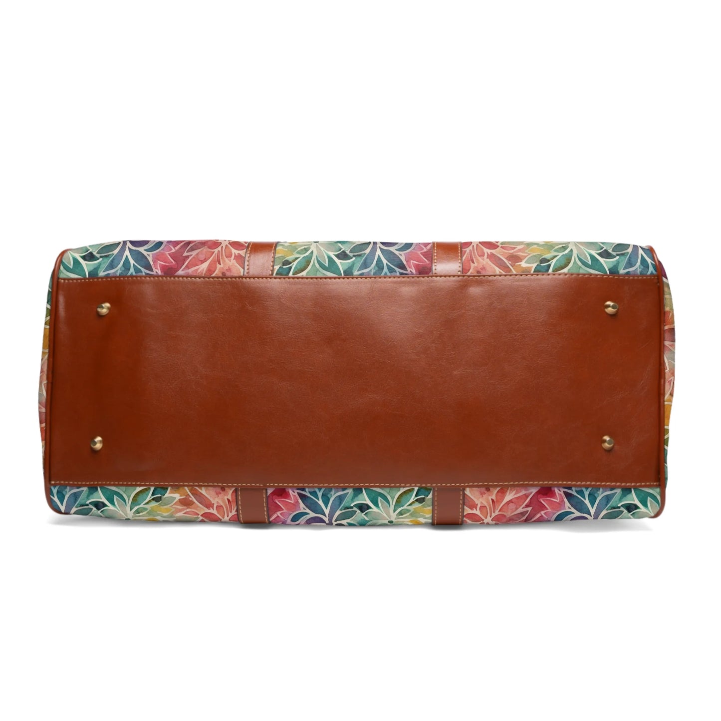 Colorful Summer Floral Abstraction Travel Bag