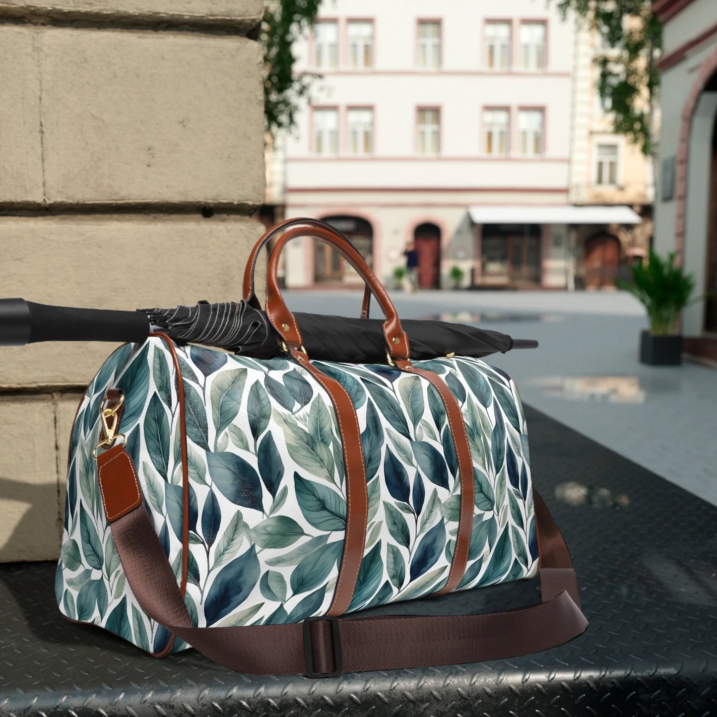 Sleek Foliage Travel Bag