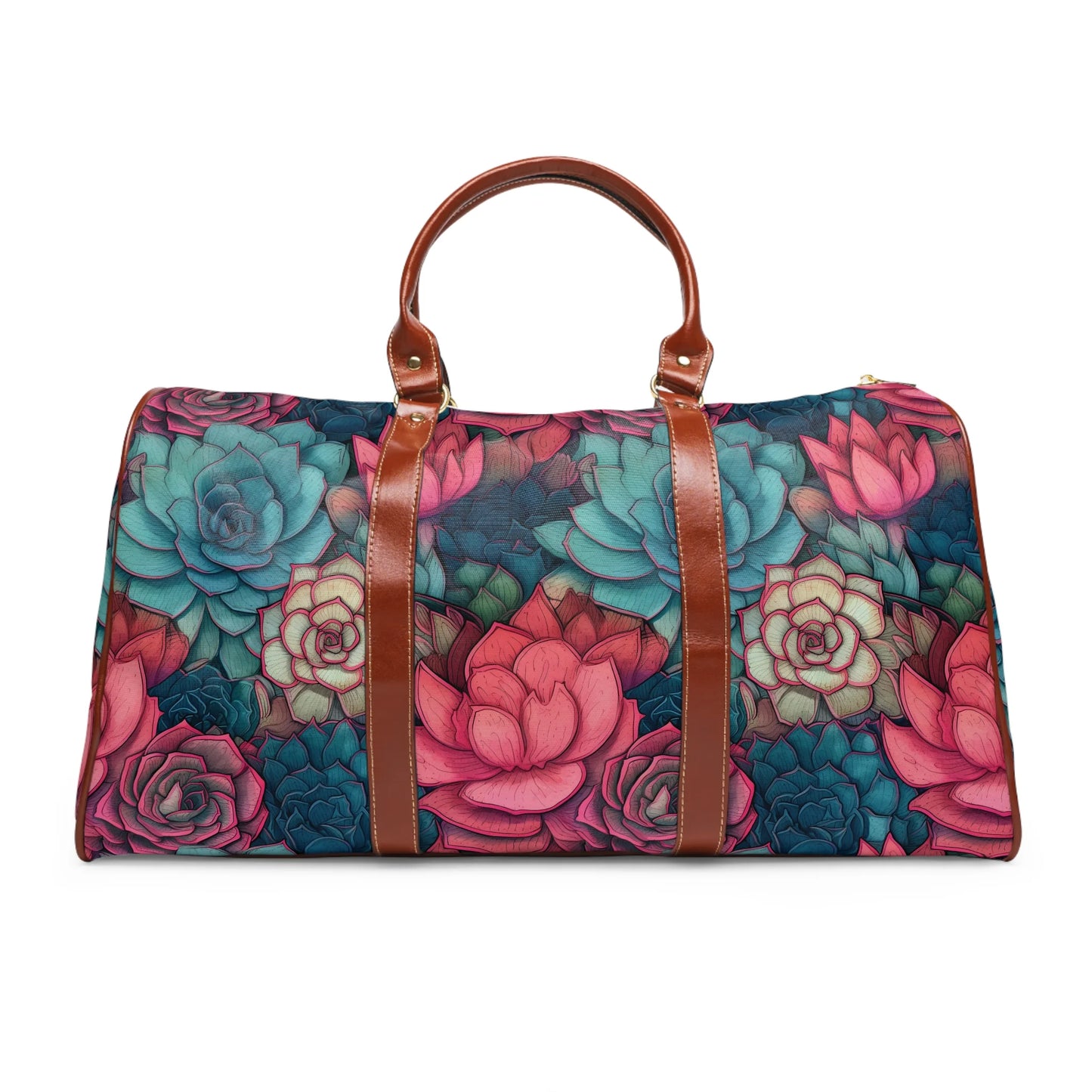 Bright Eternal Flowers Fantasy Travel Bag