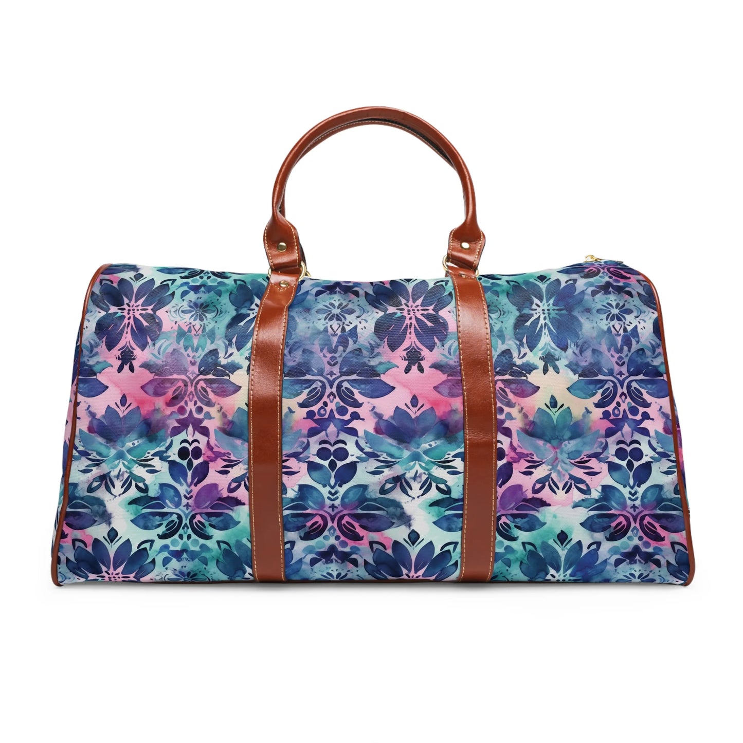 Blue Floral Boho Dream Travel Bag