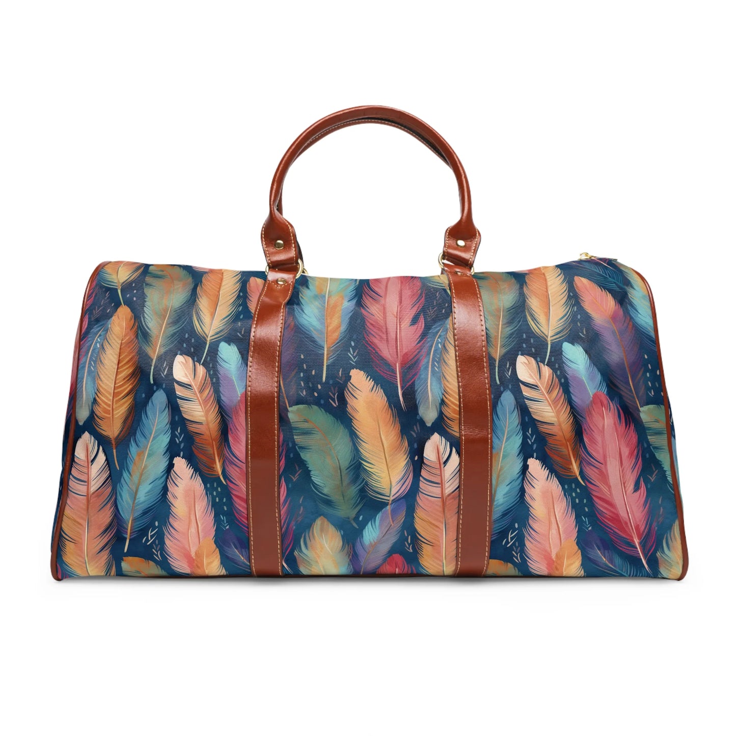 Dance of Wild Birds' Feathers Travel Bag