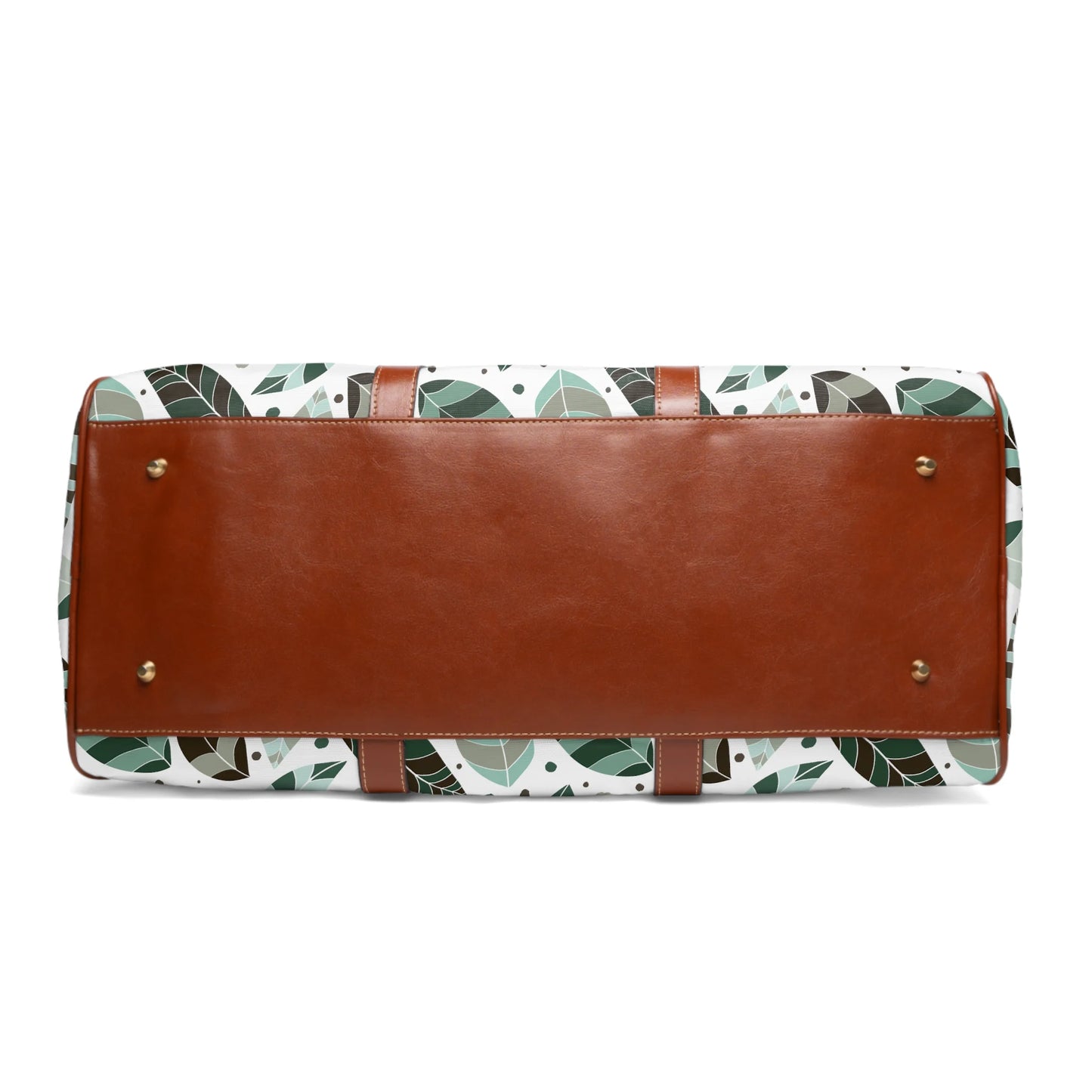 Green Leafy Ornament Travel Bag