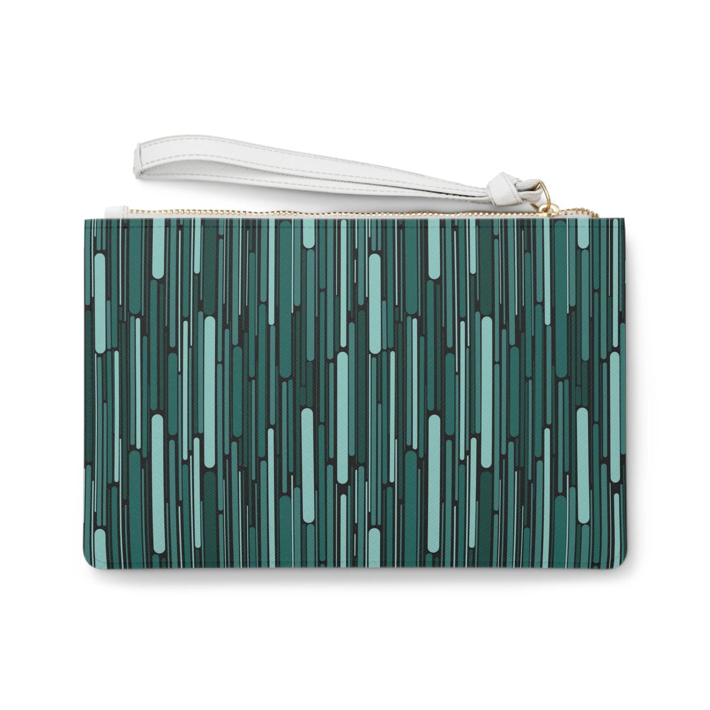 Green Rain Ornament Clutch