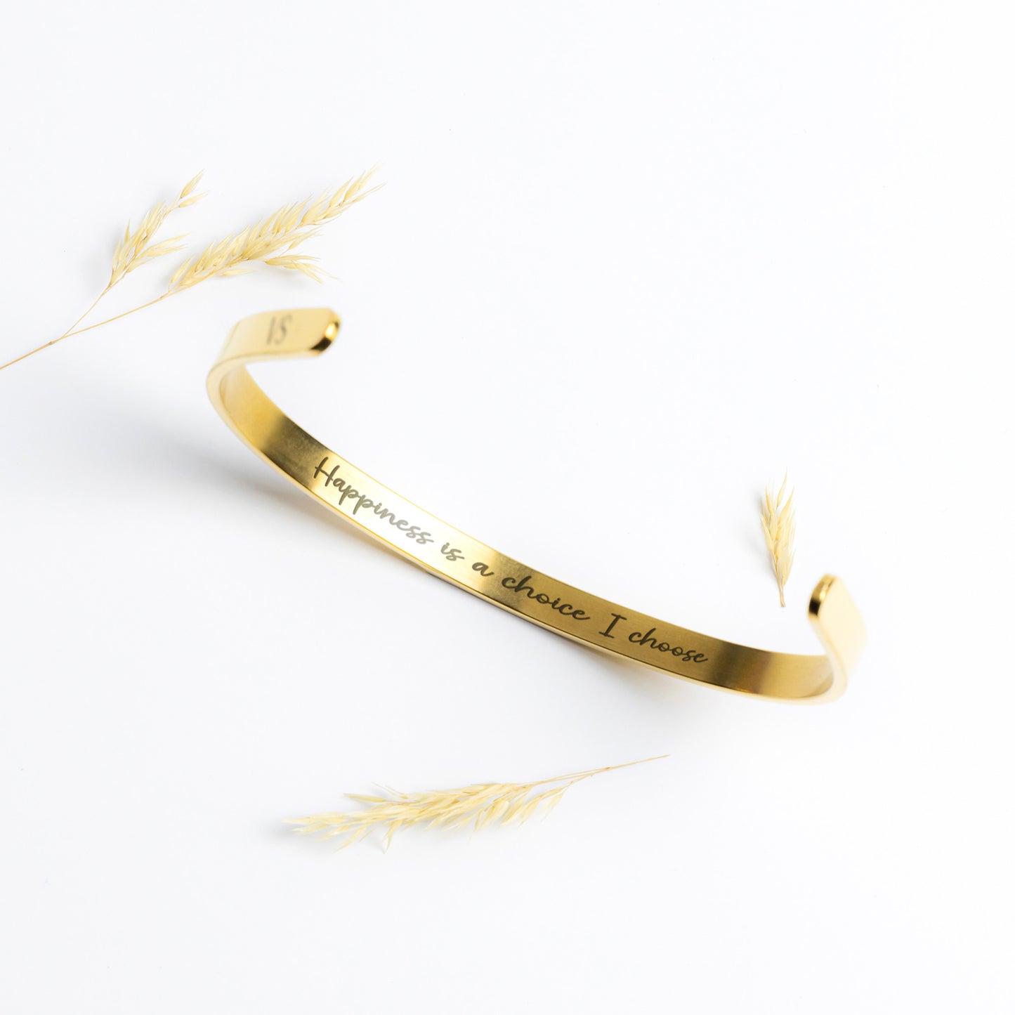 Happiness is a Choice I Choose Cuff Bracelet