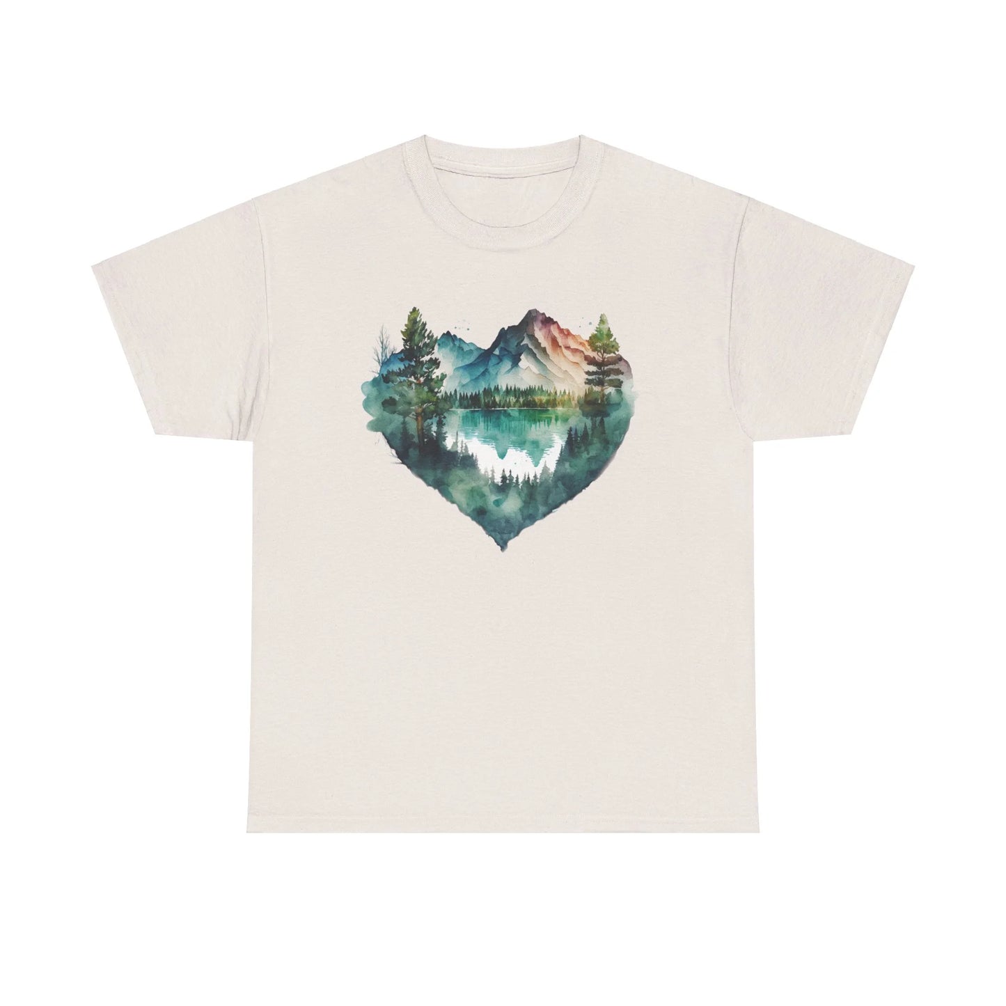 Falling in Love with the Forest Woman Heavy Cotton T-shirt