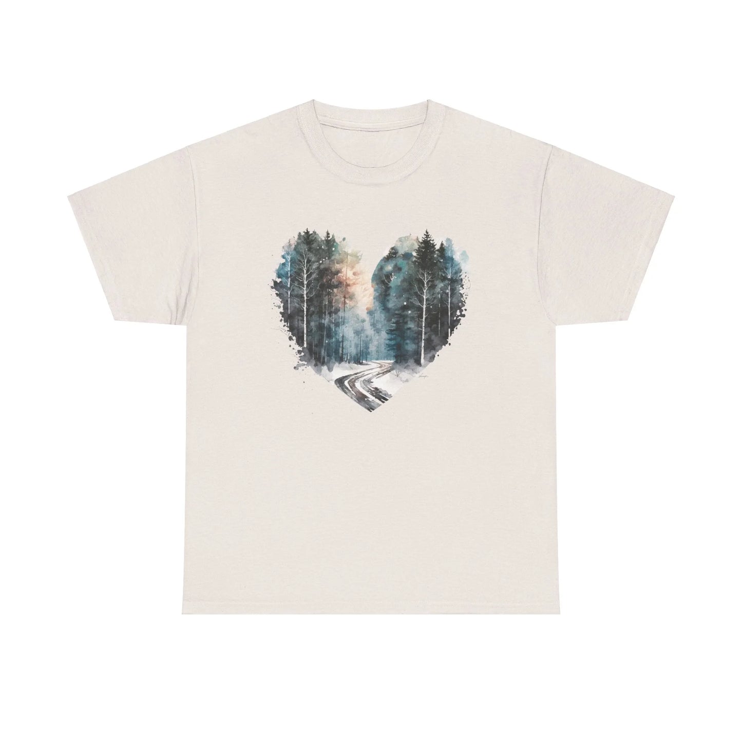 Mystic Woodland Woman Heavy Cotton T-shirt