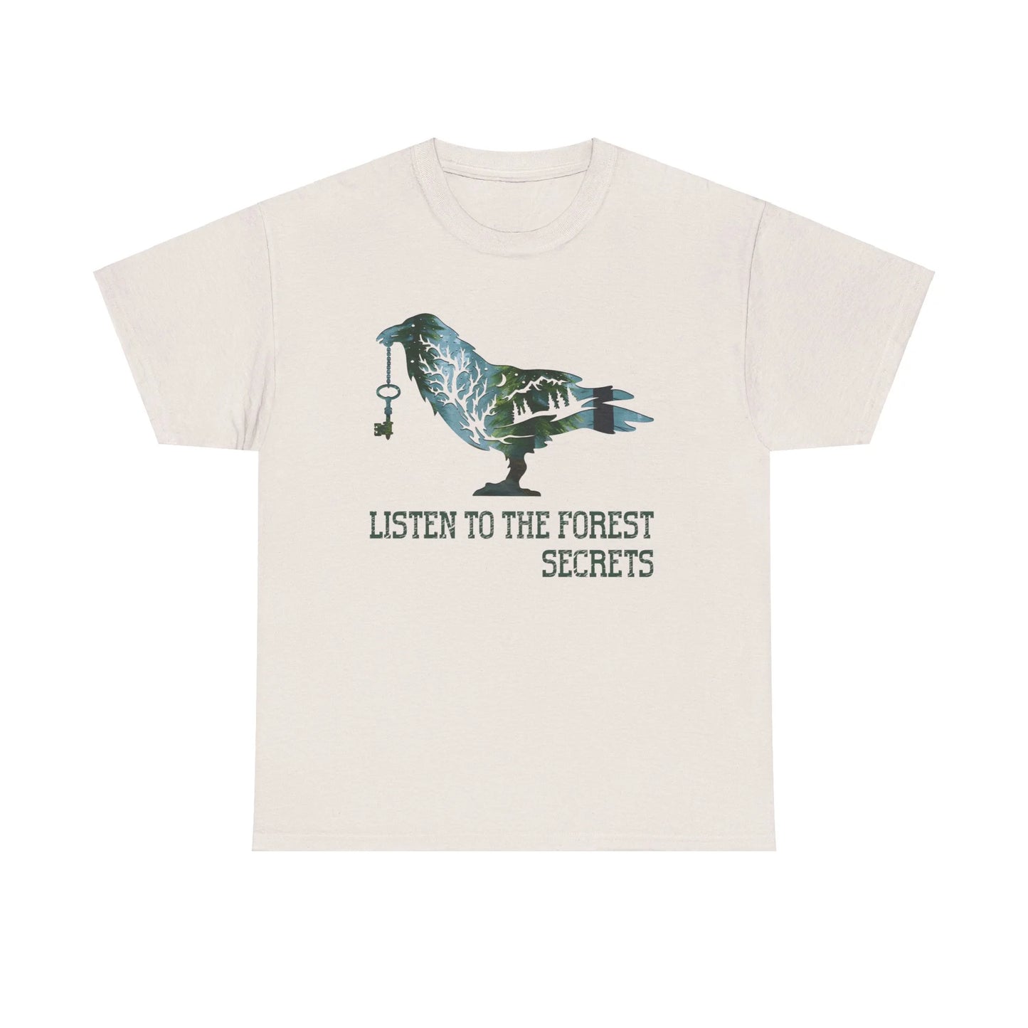 Listen to the Forest's Secrets Woman Heavy Cotton T-shirt