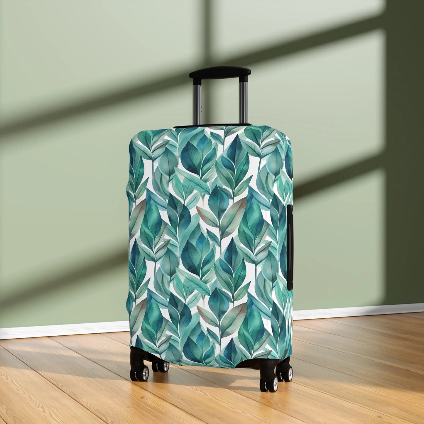 Leafy Chic Luggage Cover