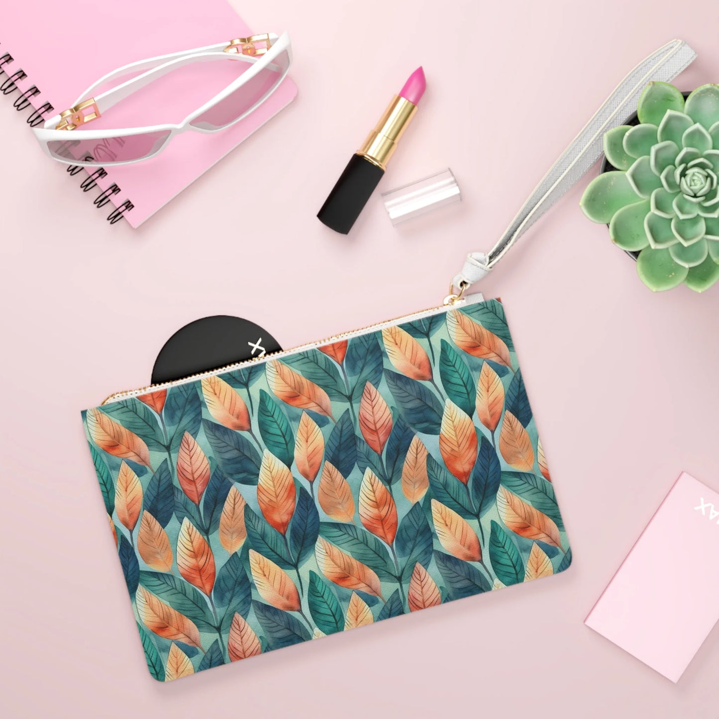 Leafy Minimalism Clutch