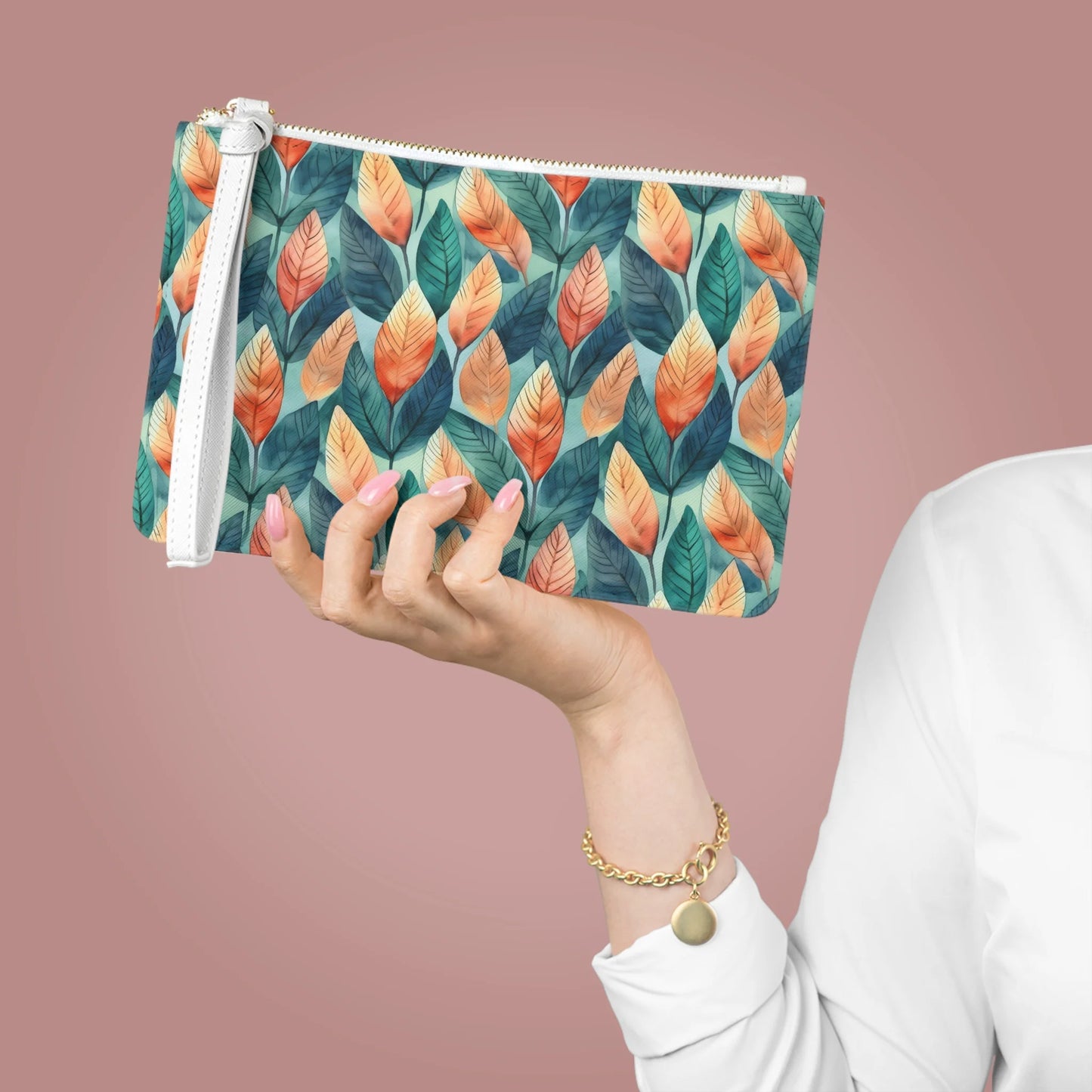 Leafy Minimalism Clutch