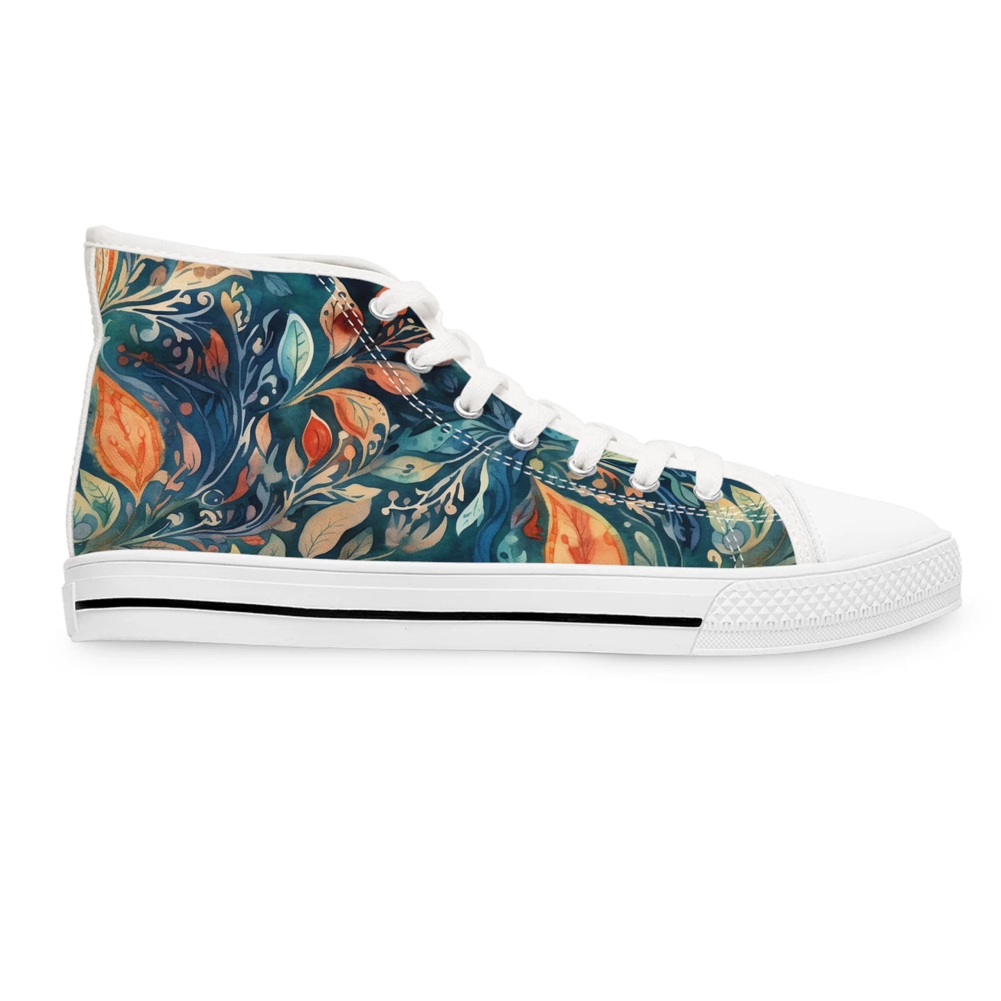 Bohemian Bloom High Top Sneakers