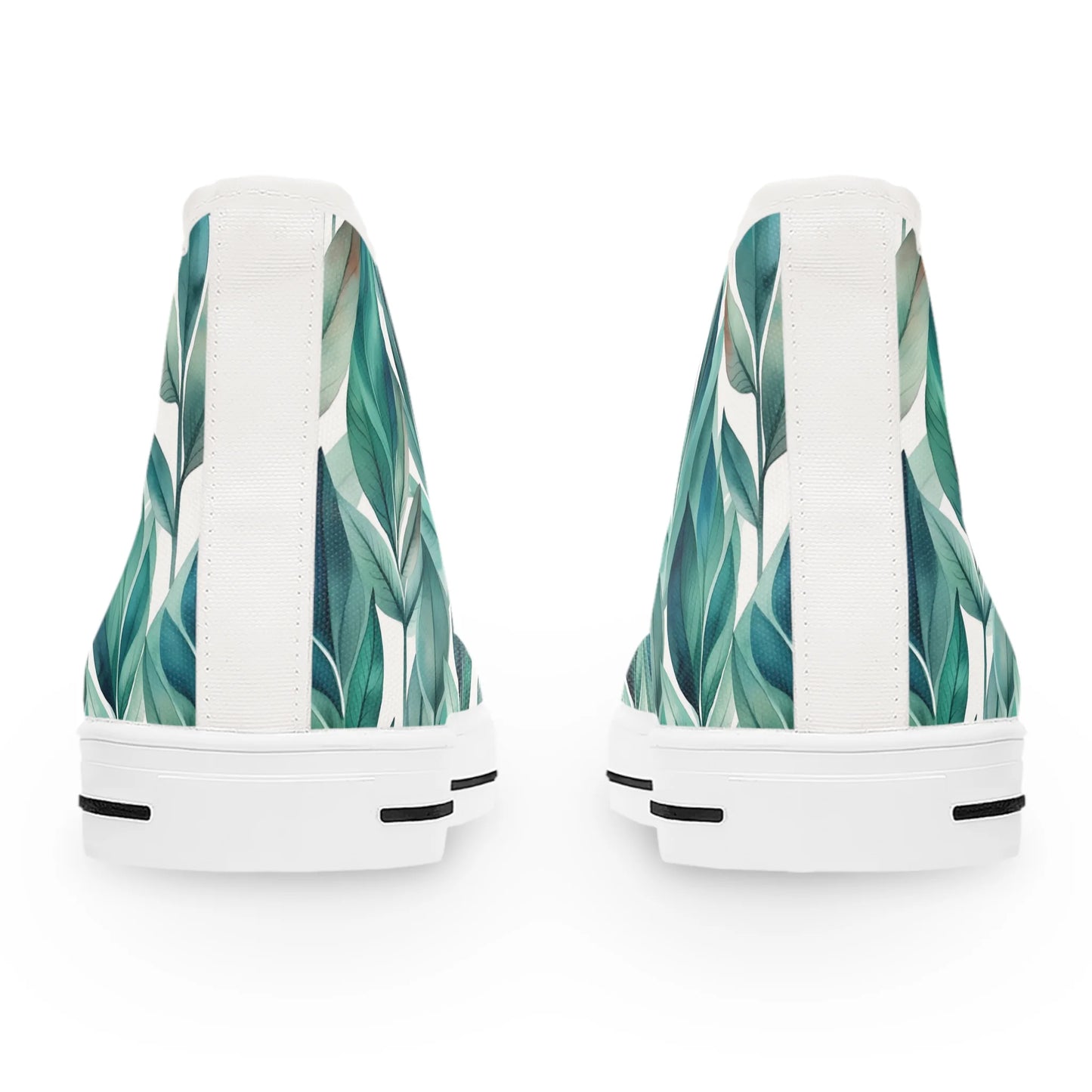 Leafy Chic High Top Sneakers