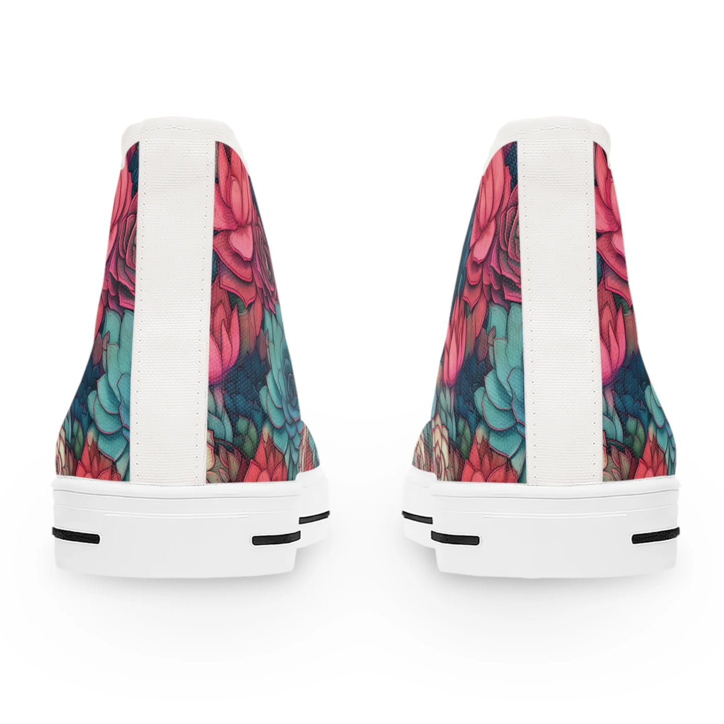 Bright Eternal Flowers Fantasy High Top Sneakers