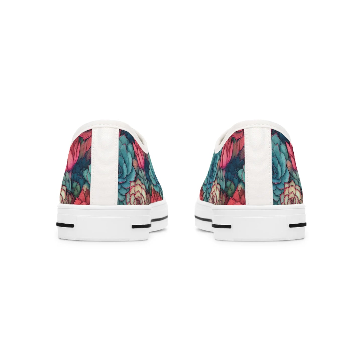 Bright Eternal Flowers Fantasy Low Top Sneakers