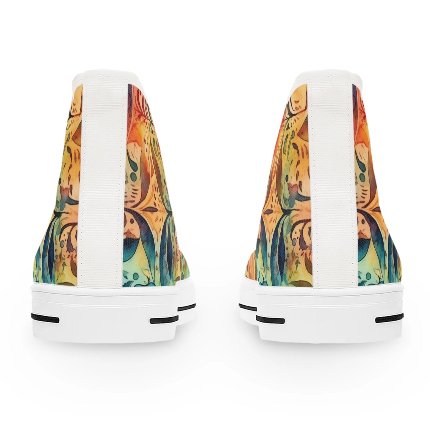 Mysterious Summer Boho Ornament High Top Sneakers