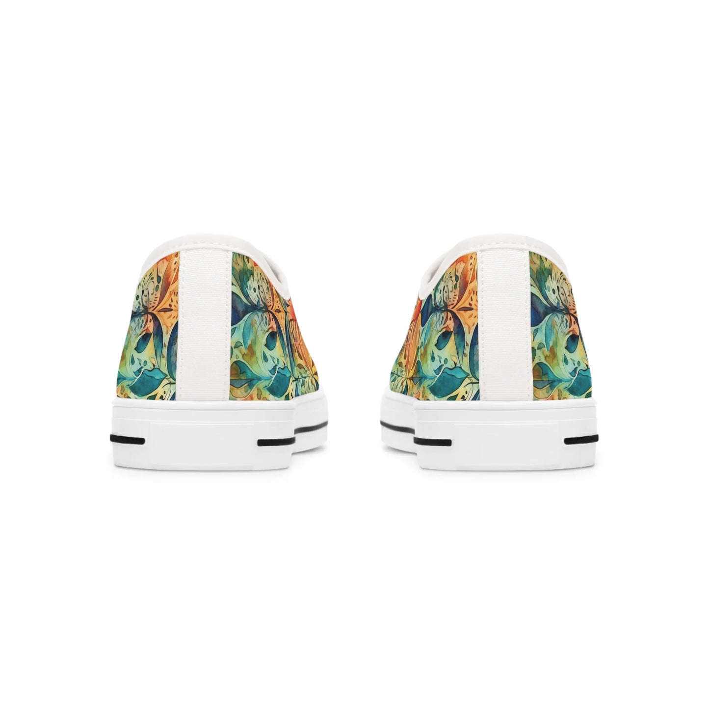 Mysterious Summer Boho Ornament Low Top Sneakers