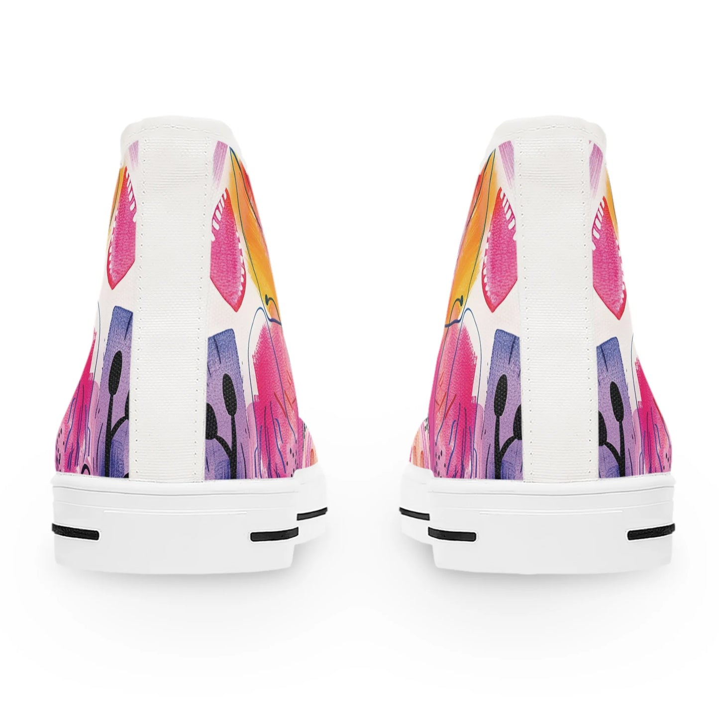 Wild Flowers of the Plains High Top Sneakers